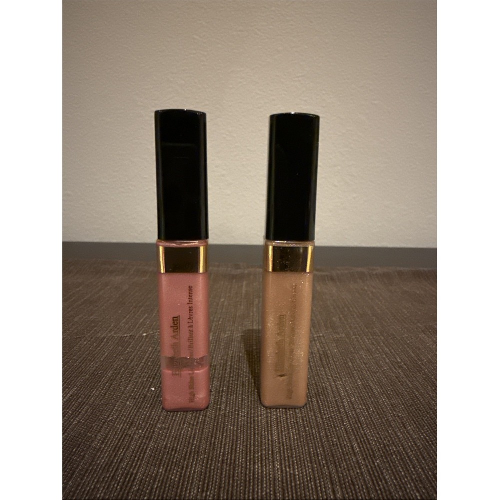 2 Elizabeth Arden Lip Gloss Golden Nude And Rose Pearl
